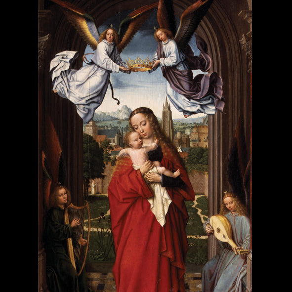 Virgin and Child with Four Angels